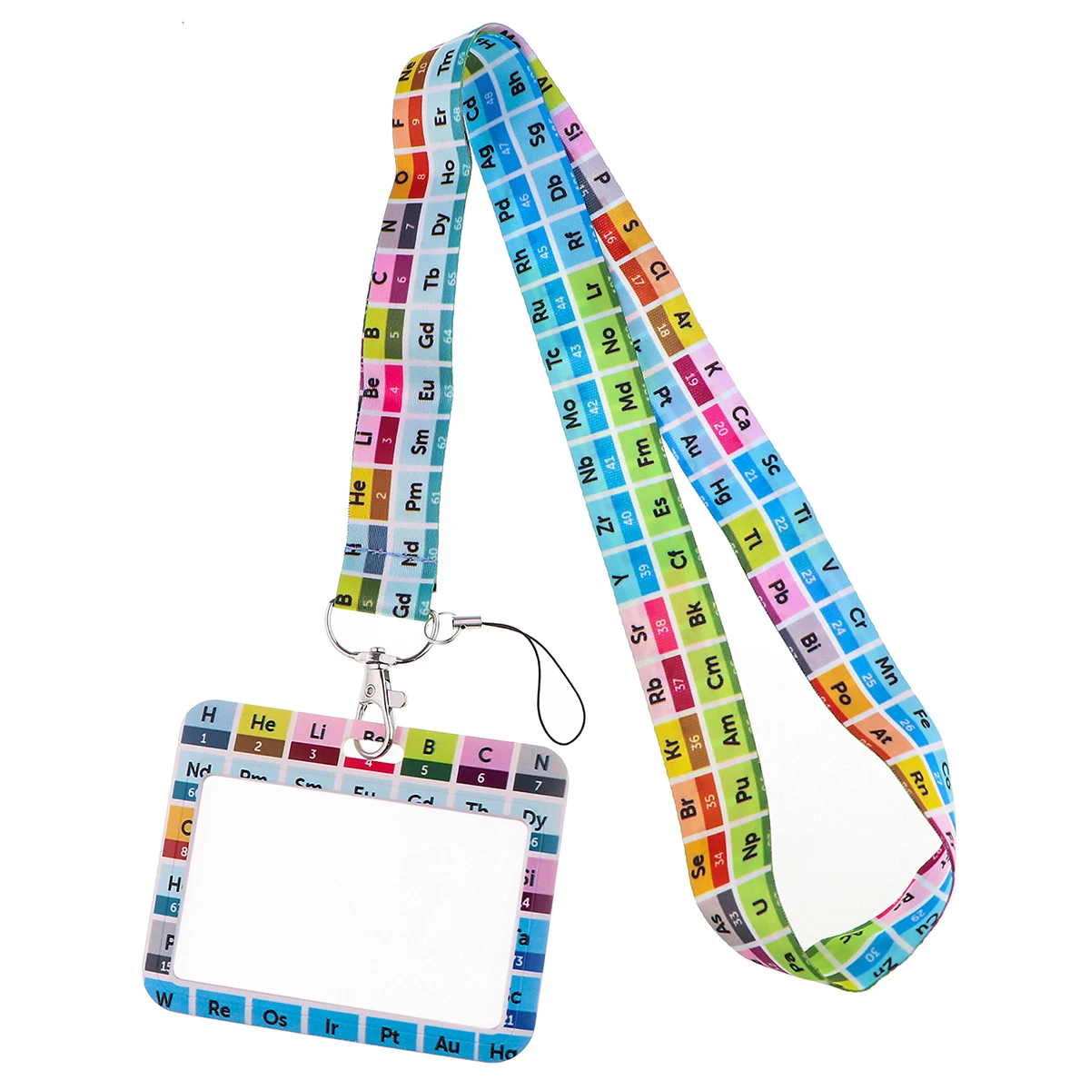 YQ1050 Chemical Element Periodic Table Lanyard Mathematical Formula Personality Neck Strap for Badge Holder Keychain Lariat Gift images - 6