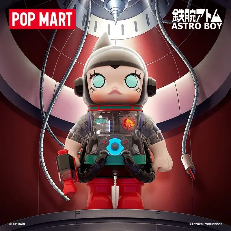 Фото POPMART MEGA SPACE MOLLY 400% ASTRO BOY Series: Модная коллекционная фигурка-сюрприз (случайный выбор), аниме-фигурка, игрушка, модель, украшение, кукла №2