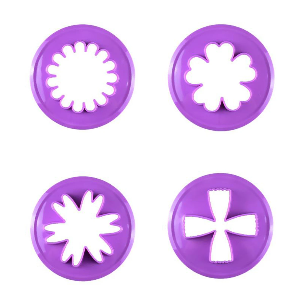 

4Pcs Wedding Soap Various Flower/Lace/Round Chocolate Candy Cake Moulds for Birthday Kitchen Decorating Tools Baking Accessories