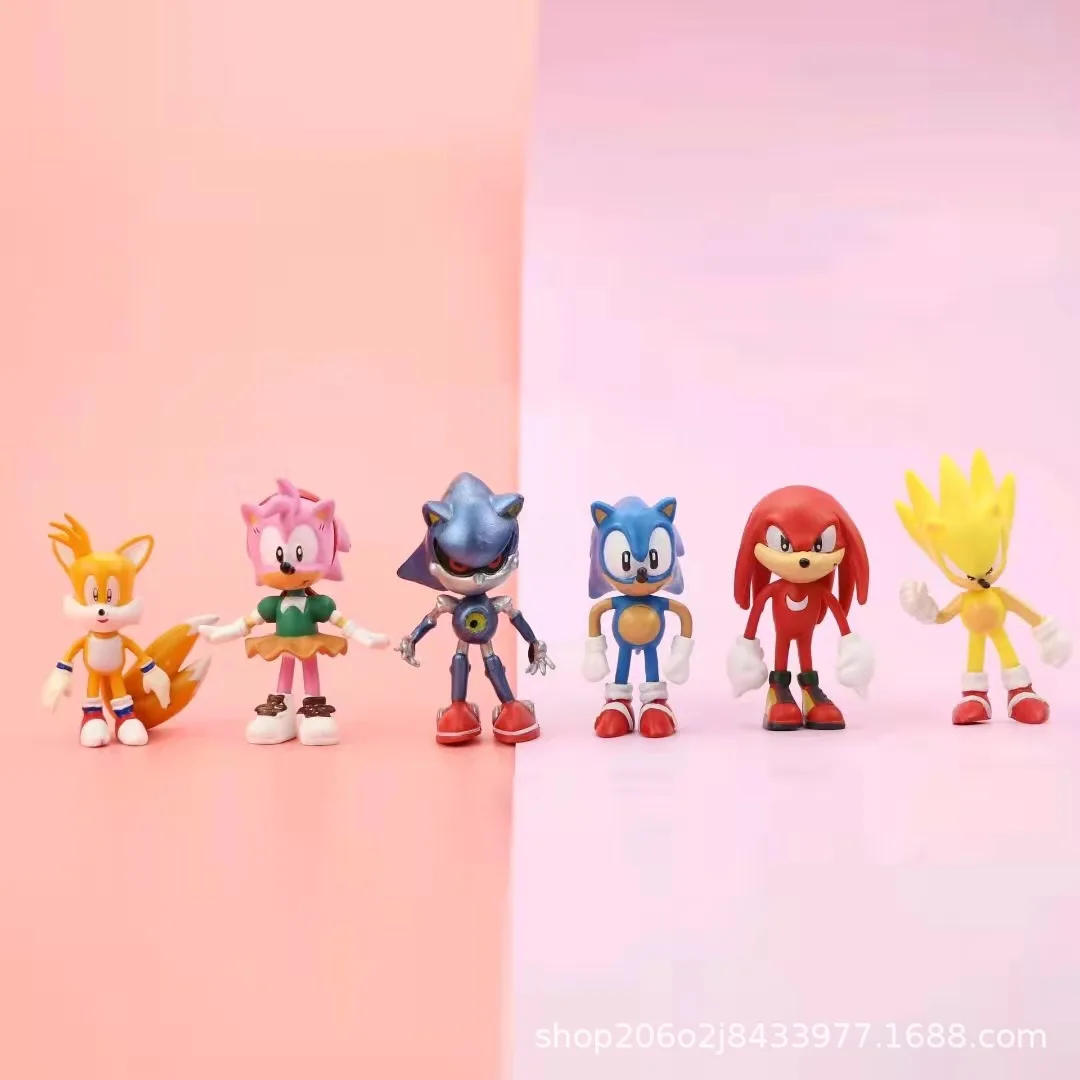 Sonic Pvc 5-7cm Toys Amy Rose Gift