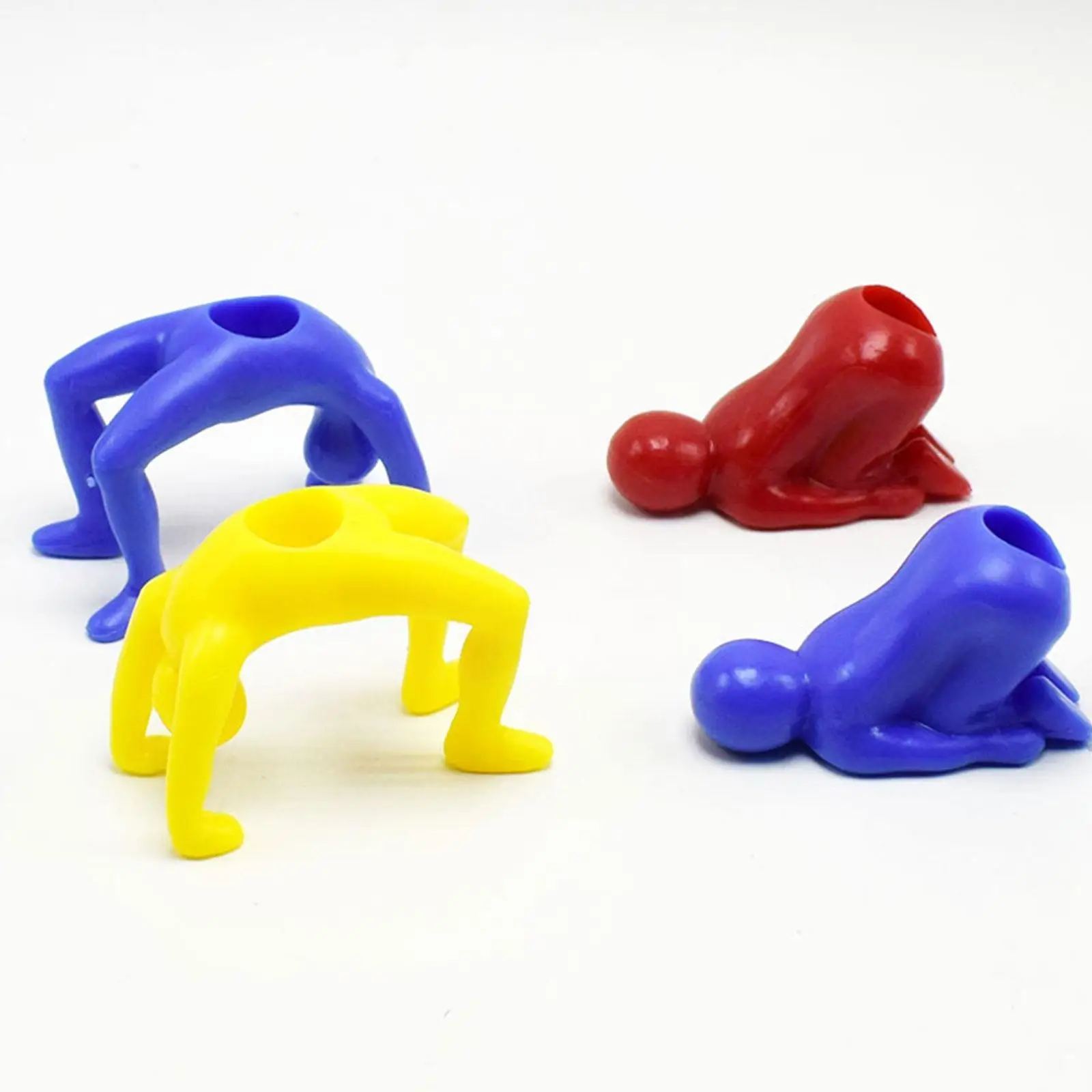 

Забавный держатель для ручек в форме тела, с изогнутым изгибом, детское украшение, подарок, канцелярские принадлежности, кавайная специфиче...