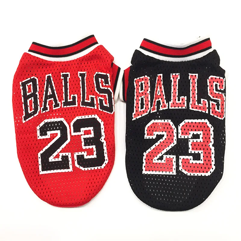 

Dog Clothes Summer Clothes Pet Supplies Clothing Small Puppies Cat Thin Basketball Team Clothing Spring and Autumn Dog Costume