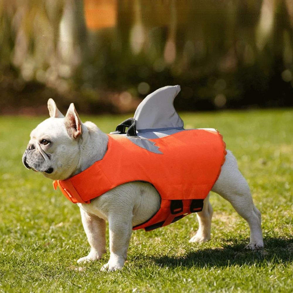 

Спасательный жилет для собак, светоотражающая летняя куртка для домашних питомцев С Акулий плавниками, большой, средний и маленький размер,...