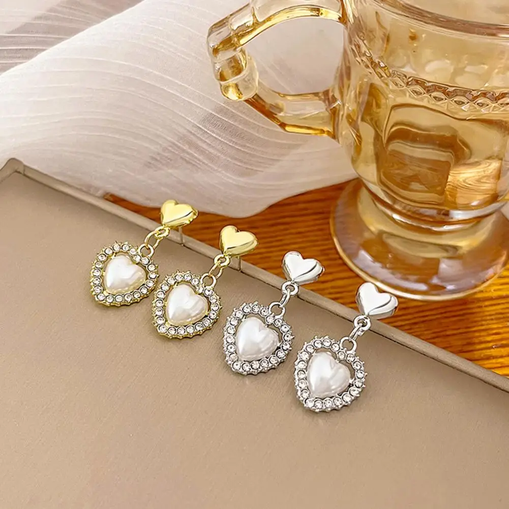 

Висячие серьги, великолепный легкий подарок, украшение, искусственный жемчуг, серьги-гвоздики, женские серьги для вечерние