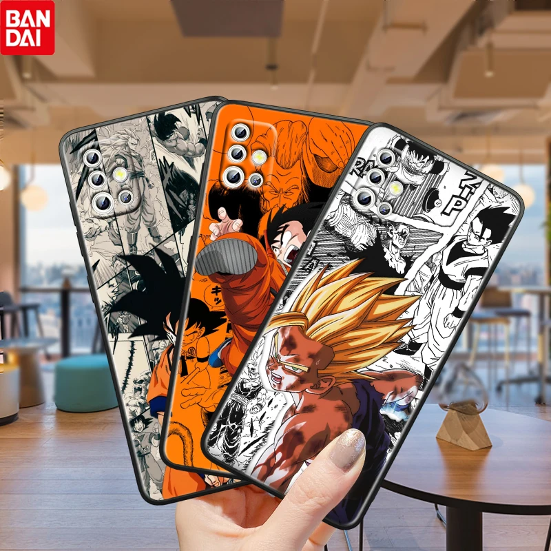 

Son Goku Dragon Ball For Samsung Galaxy A72 A71 A52 A51 A73 A53 A32 A12 A21S Silicone Soft TPU Black Phone Case Funda Coque Capa