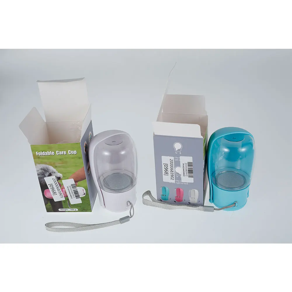 

280 ML Foldable Dog Water Bottle Dispenser Drinking Feeder Travel Pet Cup Outdoor PortableThe New