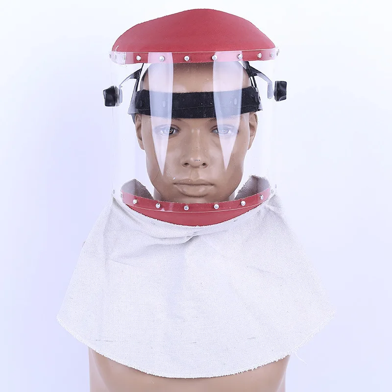 

Black and Gray FR Cotton Welding Hats Washable Fire Flame Retardant Helmet Comfort Neck Face Protection Hood Welder Cap