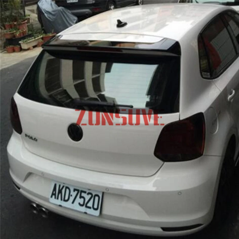 Для Volkswagen Vw Polo 2011-2018 год спойлер спортивный ABS пластик заднее крыло багажника