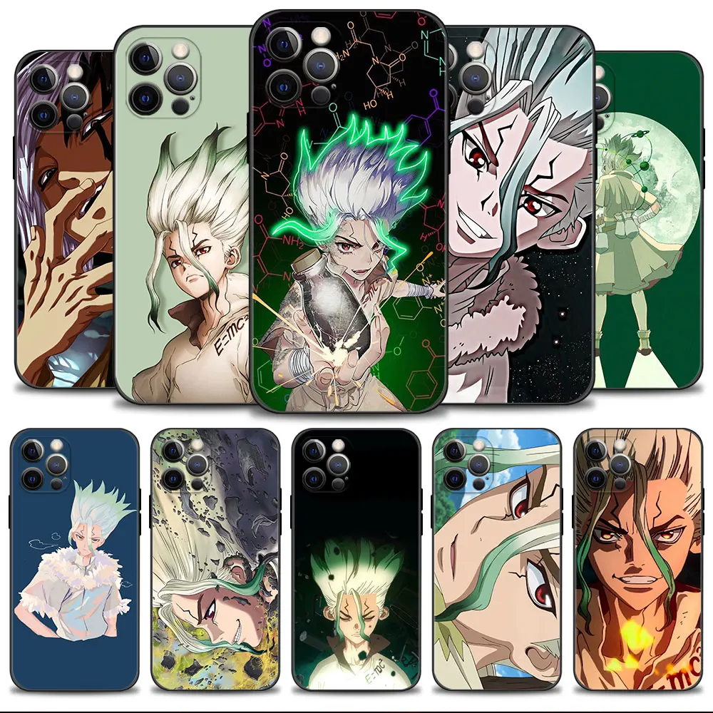 

Dr Stone Ishigami Senkuu Asagiri Gen Case For Apple iPhone 14 13 12 11 Pro Max 13 12 Mini XS Max XR X 7 8 Plus 6 6S SE Shell
