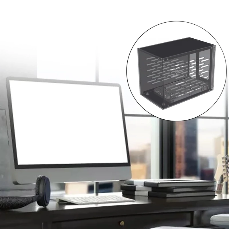 Корпус для ПК с поддержкой питания установки док-станции графическим