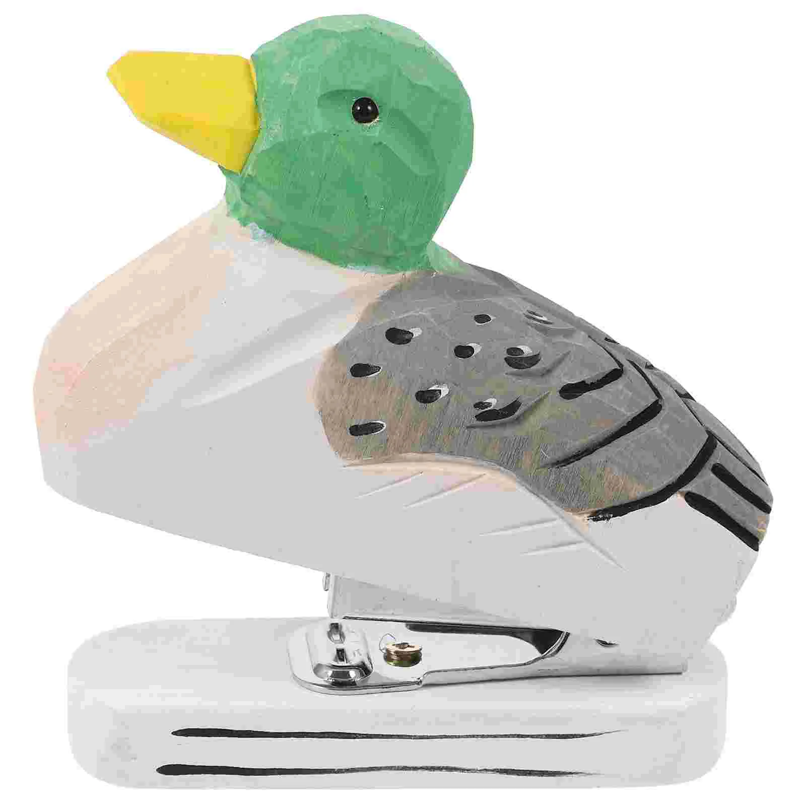 

Small Wood Stapler Desk Accessories Staplers Animal Stapling Tool Wooden Desktop Tools