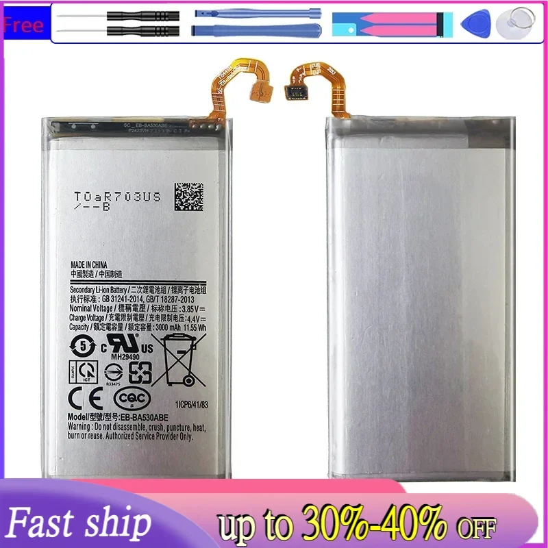 Аккумулятор EB-BA530ABE для Samsung Galaxy A8 A 8 2018 A530 SM-A530 A530F A530K/L/S/W A530N/DS + инструменты