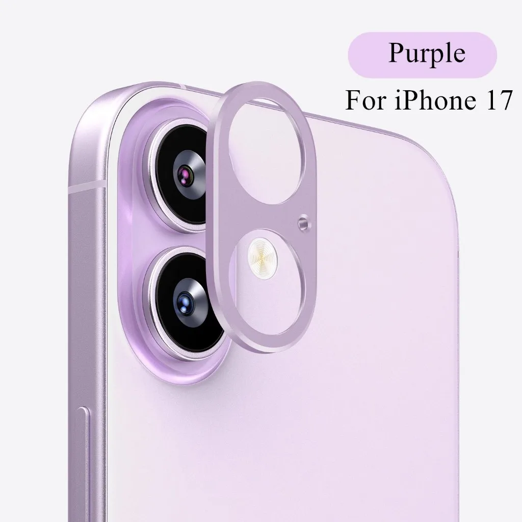 Металлическая наклейка на рамку камеры для iPhone 17, полая защитная пленка из алюминиевого сплава с защитой от осколков объектива камеры (art.: 3920d29bf06ed) - 3920d29bf06ed