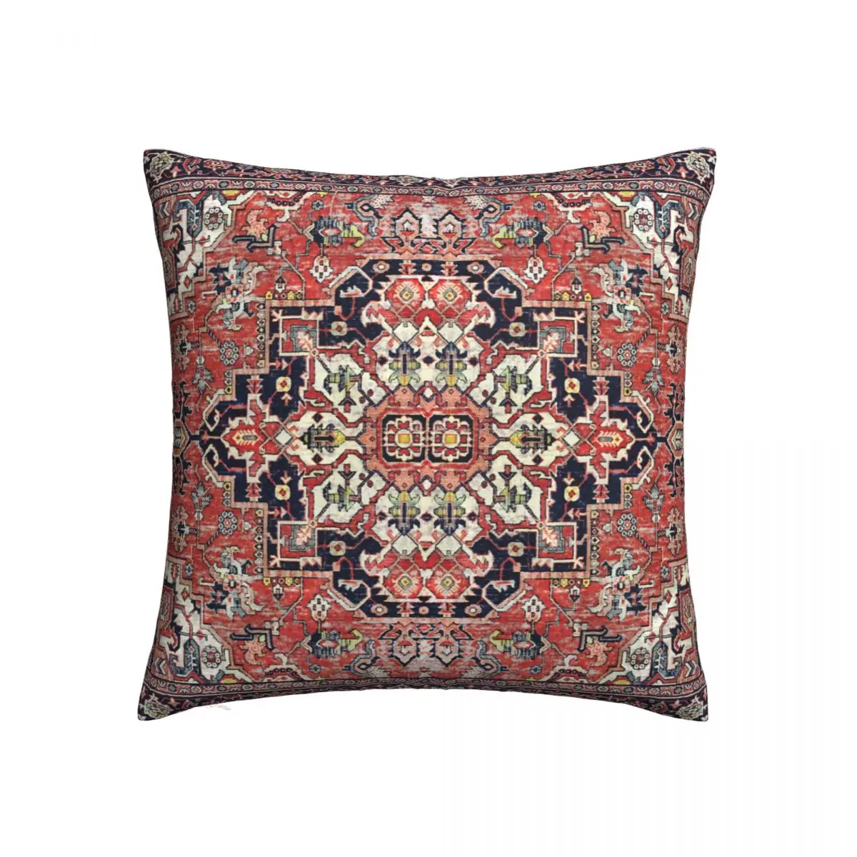 

Ancient Persian Pillowcase Printing Polyester Cushion Cover Gift Vintage Antique Throw Pillow Case Cover Seater Zippered 40X40cm