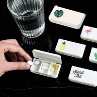 3 grids mini pill case plastic portable medicine candy box tablet pill storage organizer boxes pill dispenser container holder