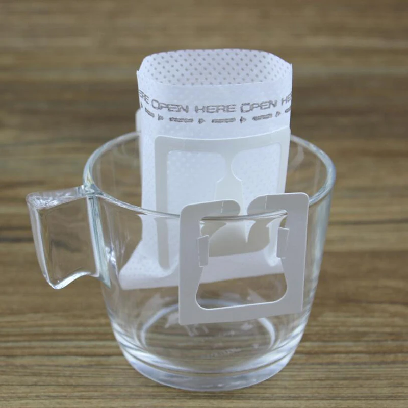 

500 Pcs Drip Coffee Filter Bag Portable Hanging Ear Style Coffee Filters Paper Home Office Travel Brew Coffee and Tea