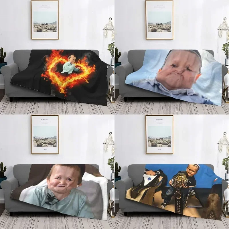 Одеяло Hasbulla Magomedov теплые флисовые мягкие фланелевые мемы для борьбы одеяла