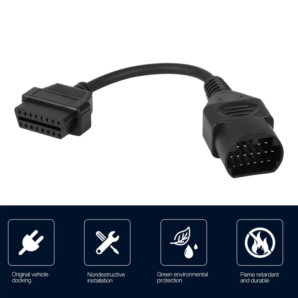 

17 Pin OBD1 к 16 Pin OBD2 Соединительный кабель адаптера для