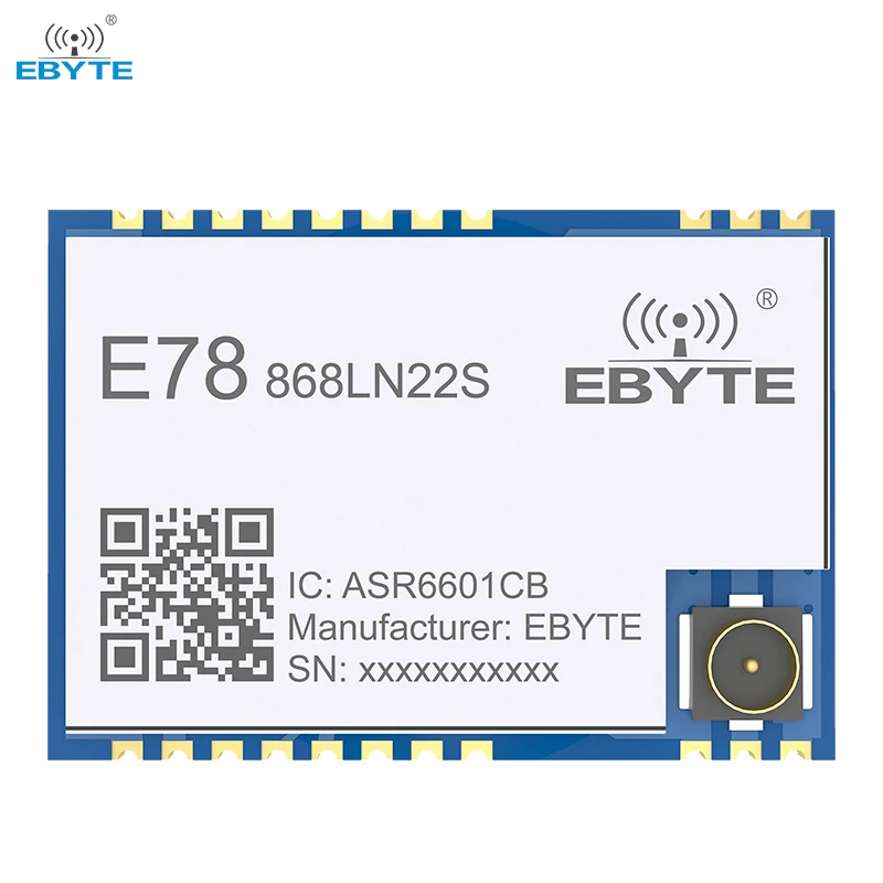 ASR6601 LoRaWAN 868 МГц SoC LoRa RF IoT беспроводной модуль приемопередатчик с большим радиусом