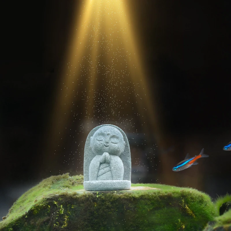 Статуи Будды Симпатичные маленькие статуэтки джизо садовые японские