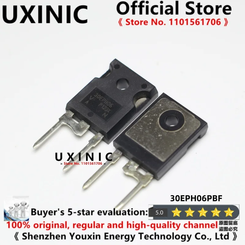 

UXINIC, новинка 100% года, импортная оригинальная фотовспышка 30EPH06PBF 30EPH06 TO-247, фотовспышка 30 А, 600 в