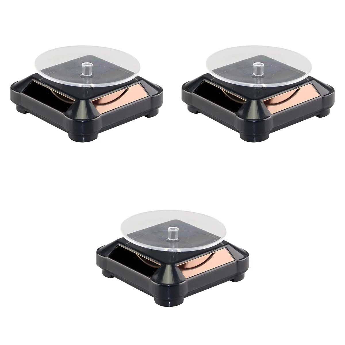 

Display Stand Turntable Jewelry Solar Rotating Earring Holder Organizer Base Watch Bracelet Electric Cupcaseenergynecklace