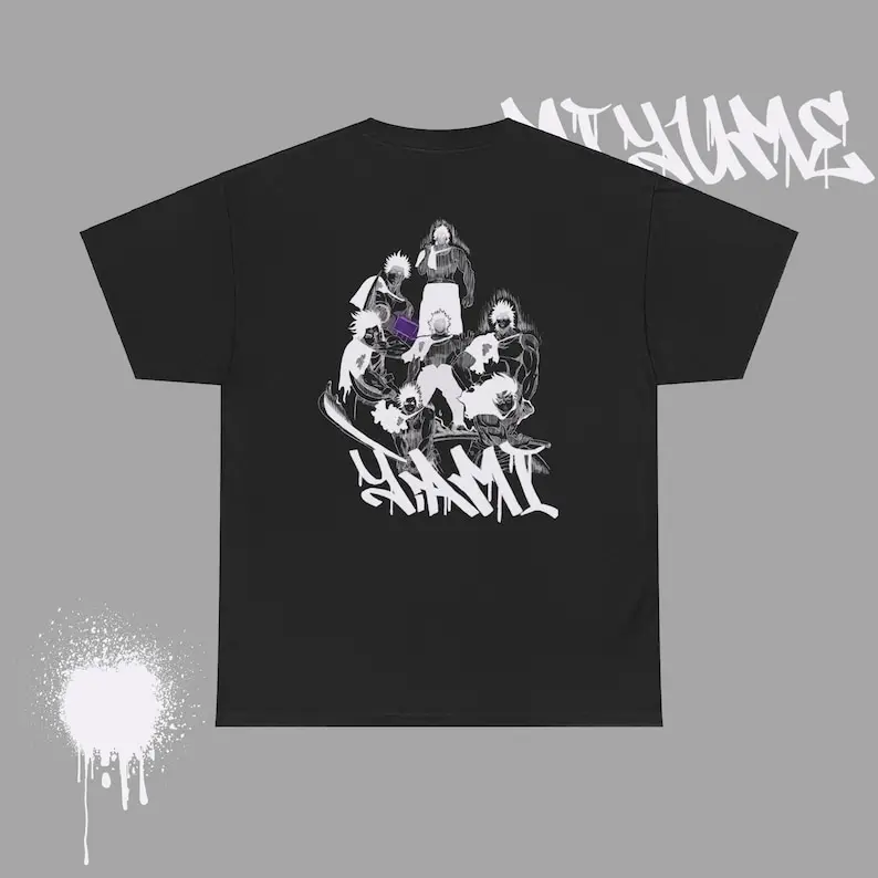 Унисекс футболка с принтом аниме персонаж клевера/футболка графическим