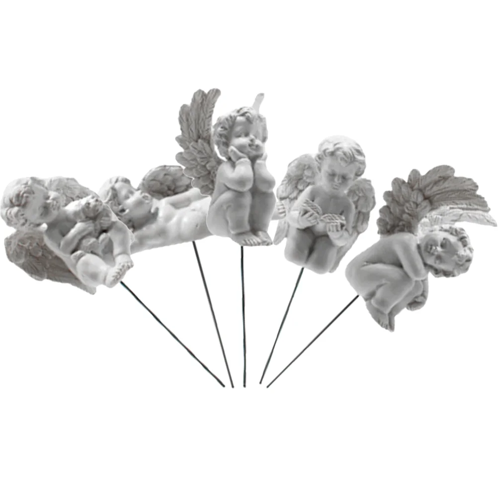 

Angel Garden Sculpture Angels Decoration Statue Home Statuesfigurines Gnomesresin Figurine Model Cute Decor