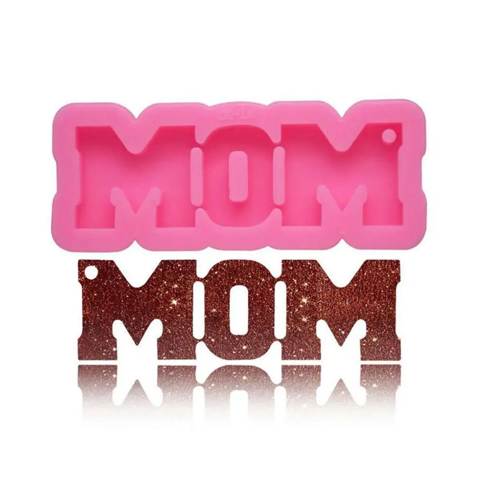 

New Mom Mother's Day Theme Round Cake Decoration Silicone Mold Fondant Chocolate DIY Kitchen Baking Chocolate Fudge Tool