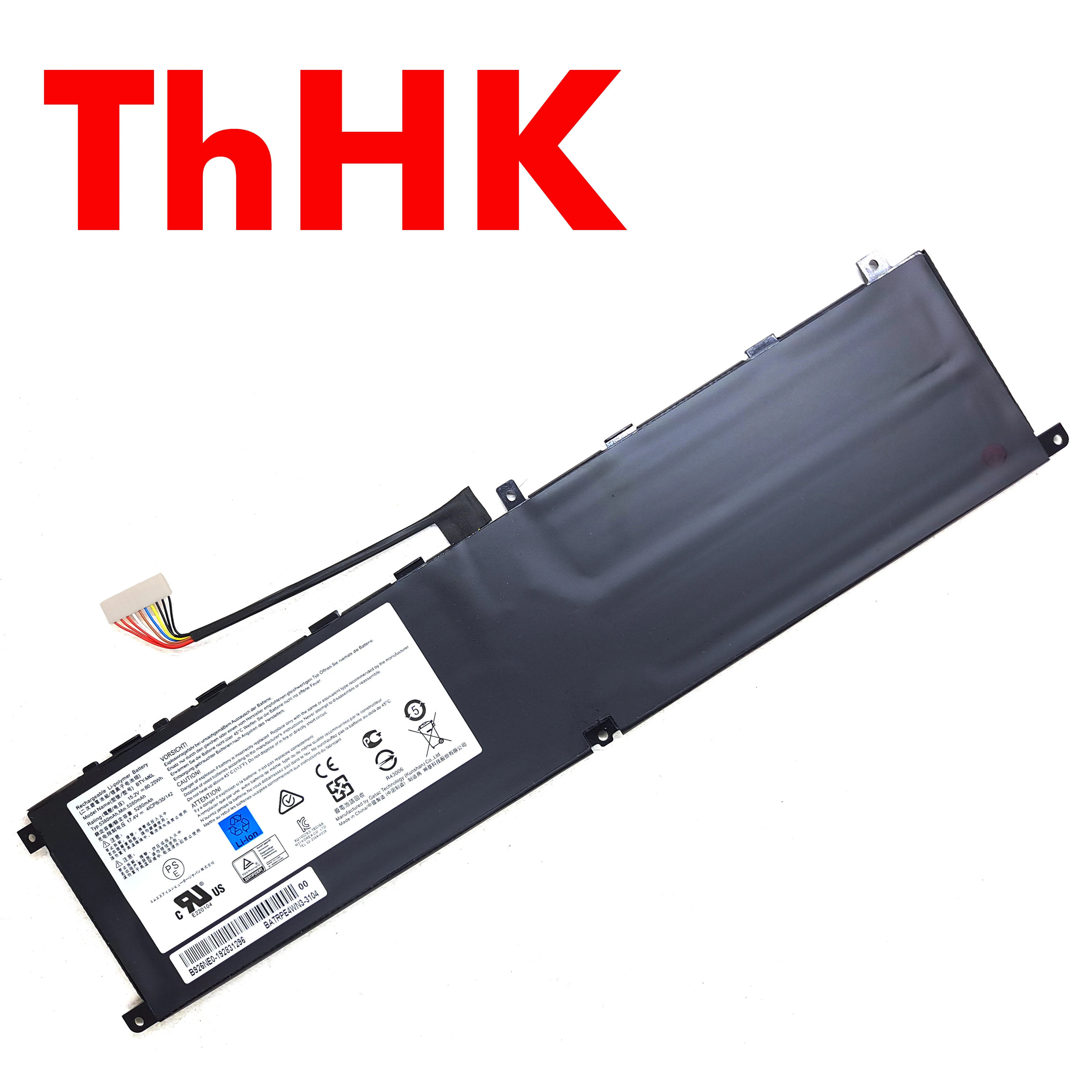 Оригинальный аккумулятор 80.25Wh BTY-M6L для MSI GS65 GS75 stealth Thin 8RF 8RE PS63 P65 P75 Creator 8RC 8SC 9SC 9SE