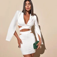 2022 fanco fashion women blazer and pleated skirt set long sleeve office lady solid color two piece suit business plus size 3xl
