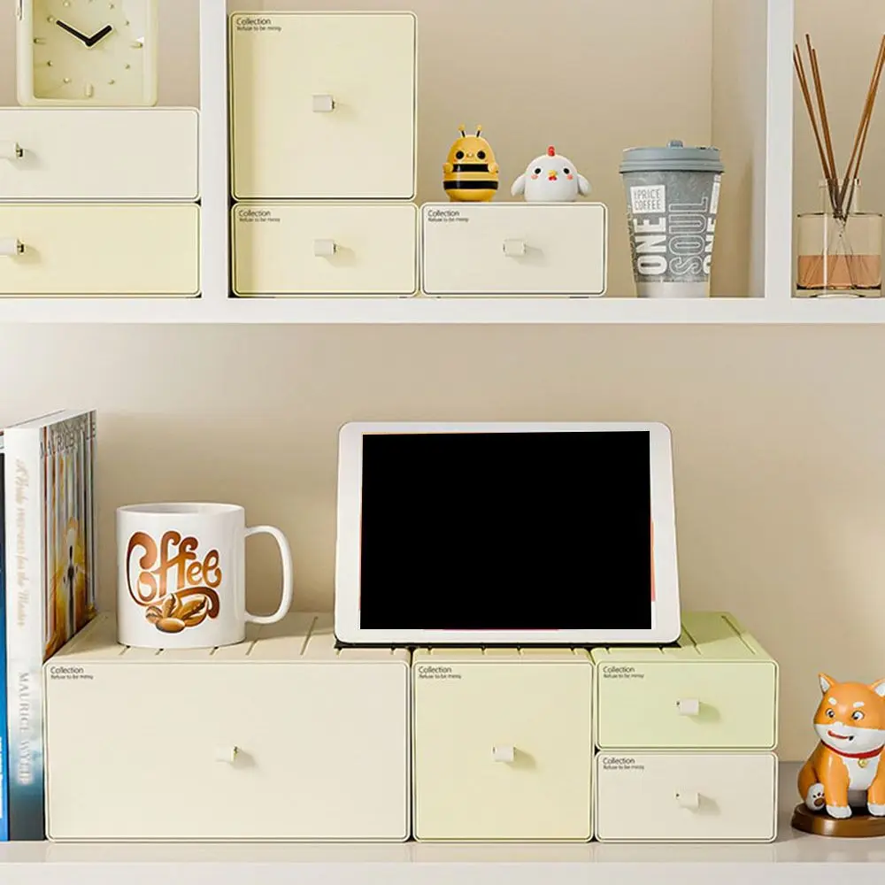 Красочный Штабелируемый Настольный Органайзер Пластиковый Контейнер Для