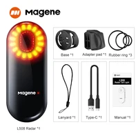 Magene L508 bike Radar Tail Light Bicycle Smart Rear Lighting Waterproof Brake Sensor Warning Lamp