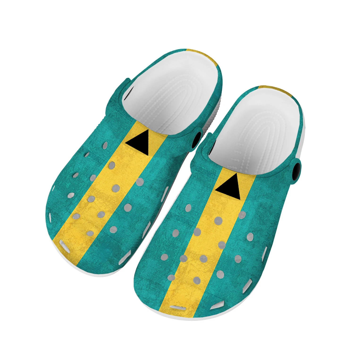 

Bahamian Flag Home Clogs Custom Water Shoes Mens Womens Teenager Bahamas Shoe Garden Clog Breathable Beach Hole Slippers