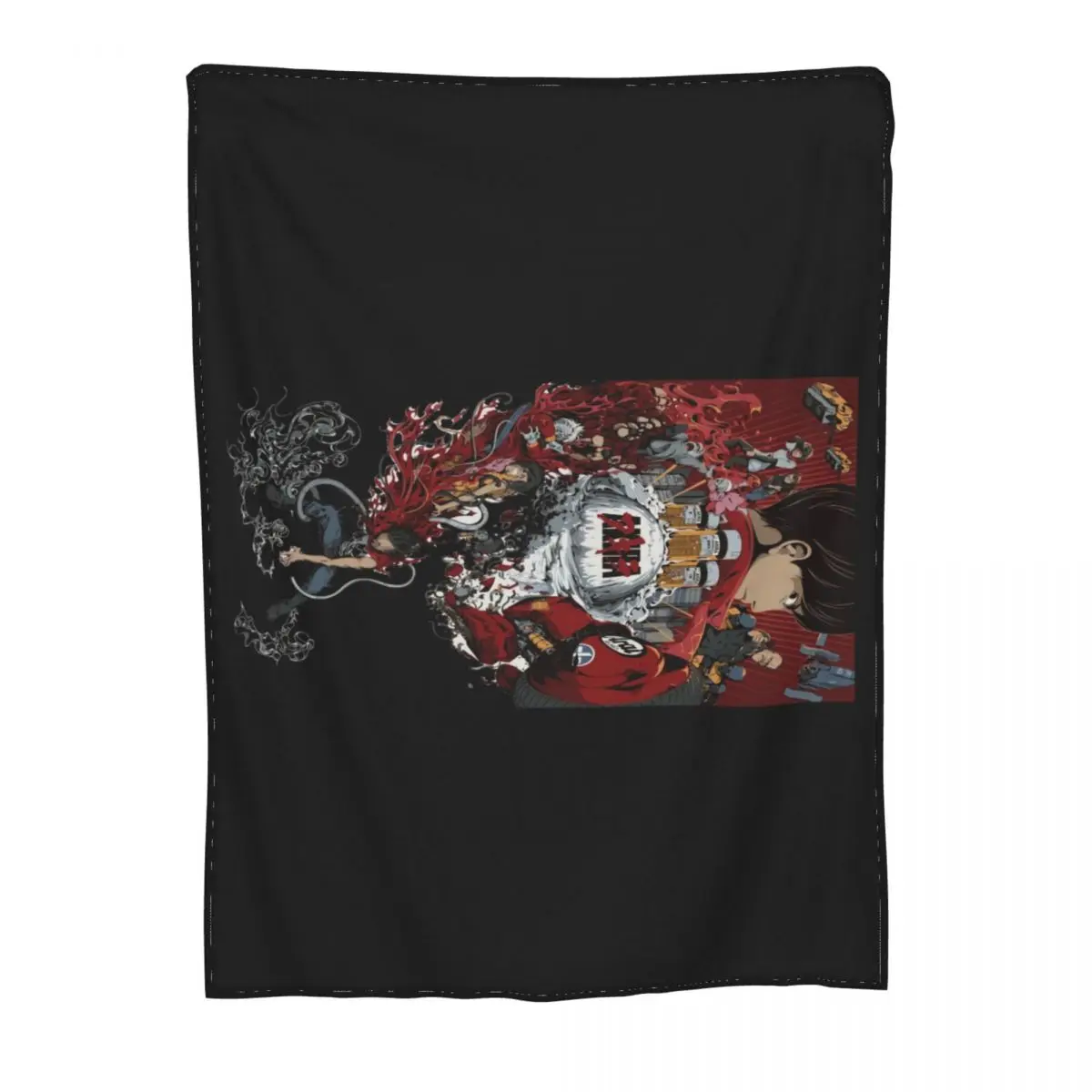 Akira 1988 V5 белое японское манга Otomo 100 хлопок размер XsɳXL мужское одеяло для