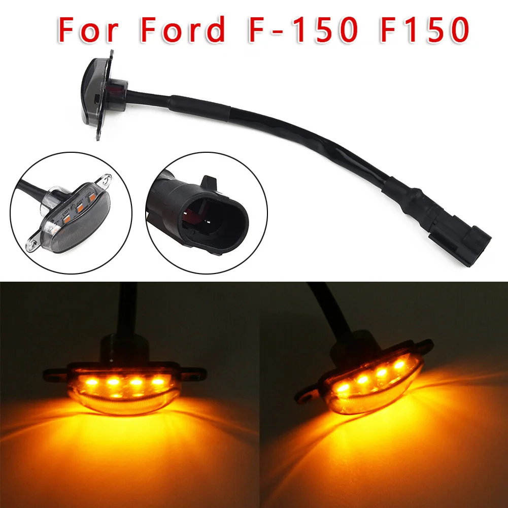 

Front Grille Grill LED Light High Quality Smoke Raptor Style Lamp Raptor Style Grill Amber For Ford F-150 F150 Auto Accessories