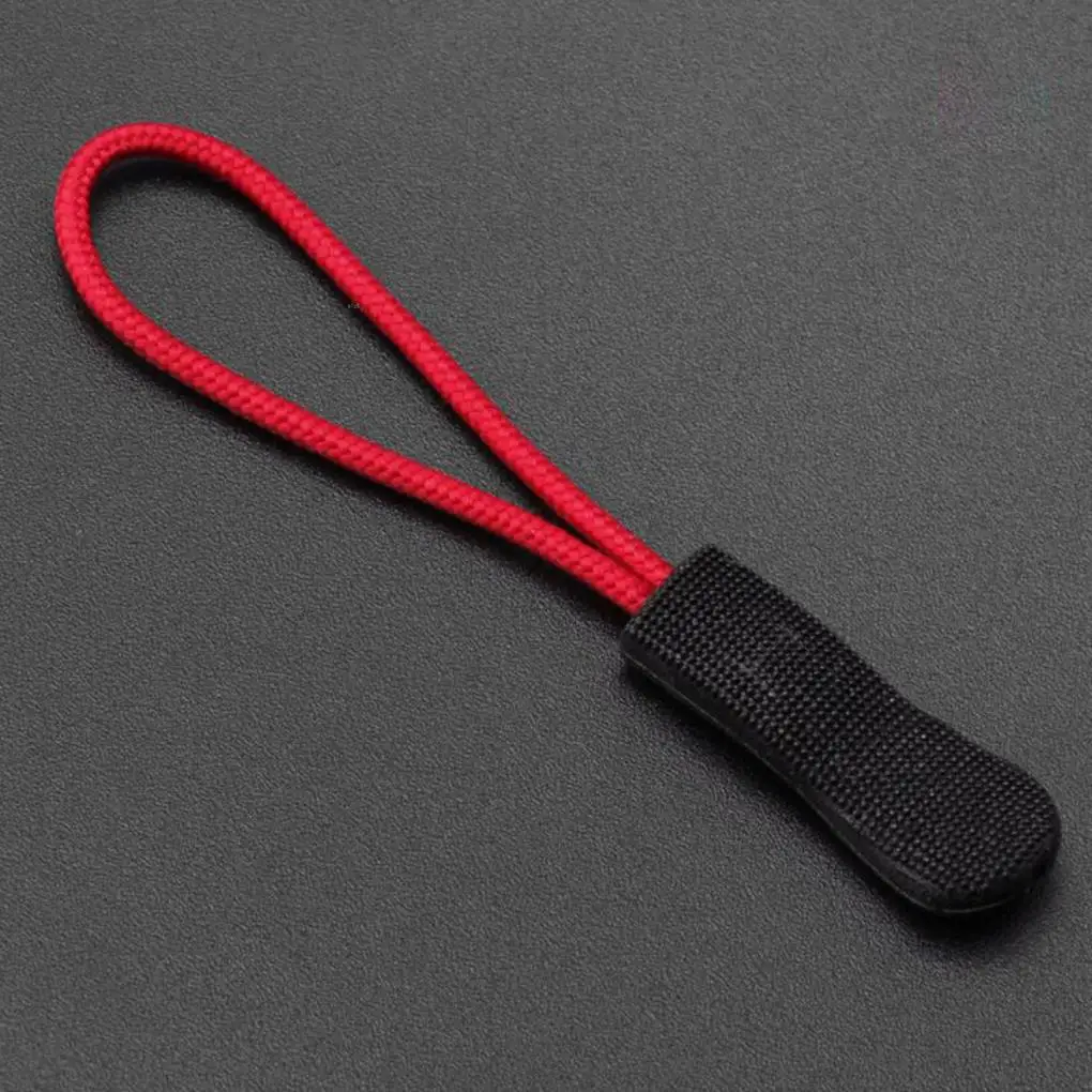 

10pcs Luggage Zipper Pulls Cable Backpack Zipper Slider Cord Nylon Baggage Pull Rope