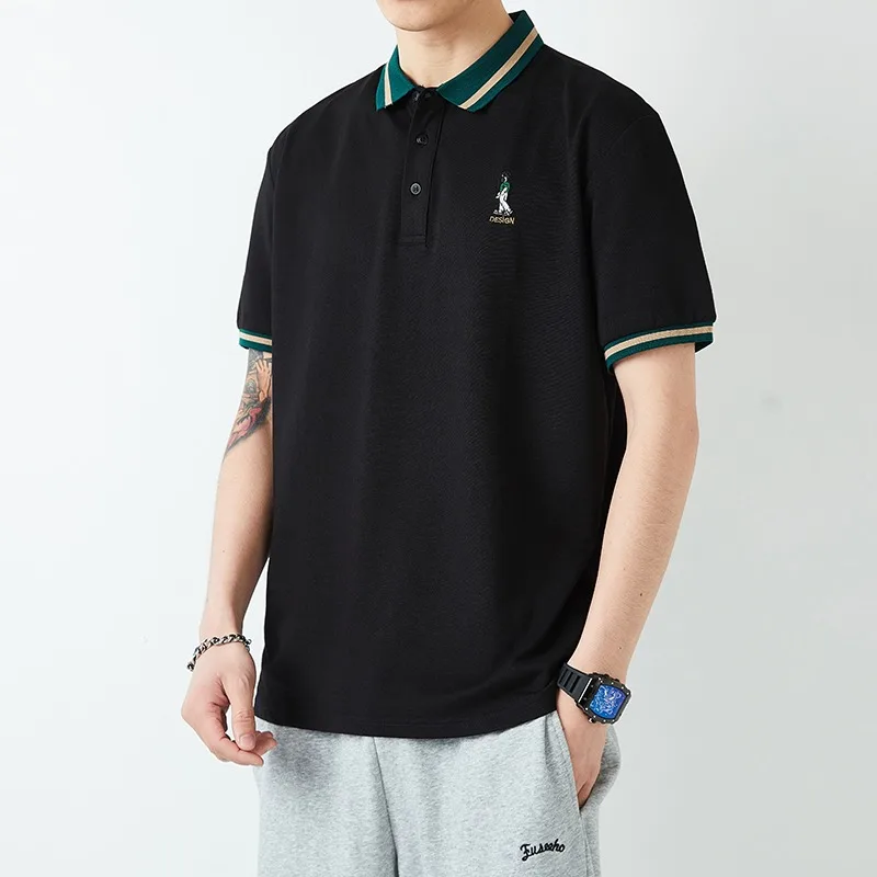 

Футболка мужская с круглым вырезом, Повседневная тонкая Свободная рубашка с коротким рукавом, с надписью, 100% хлопок, в Корейском стиле, лето