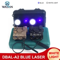wadsn tactical dbal a2 blue laser sight white flashlight no ir version dbal a2 airsoft armas lanterna rifle hunting weapon light