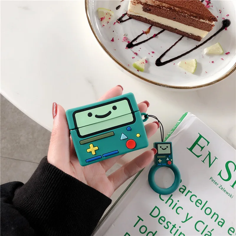 

3D Game Shark Pig Bear Cute Silicone Soft Cases For Apple Airpods 1 2 Pro Wireless Bluetooth Earphones Sports Basketball Cover