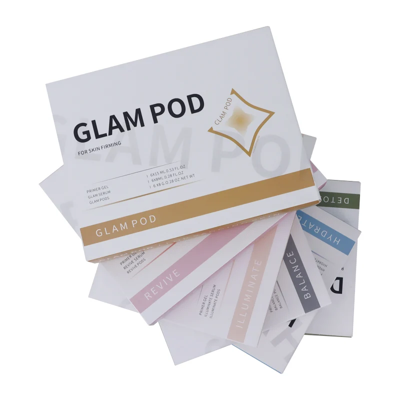 CO2 Pod Glam For Bubble Facial Machine Spa Revive Pods Aqua Уход за кожей Serum Gels