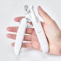 professional pet nail clipper scissors pet dog cat nail toe claw clippers scissor led light nail trimmer
