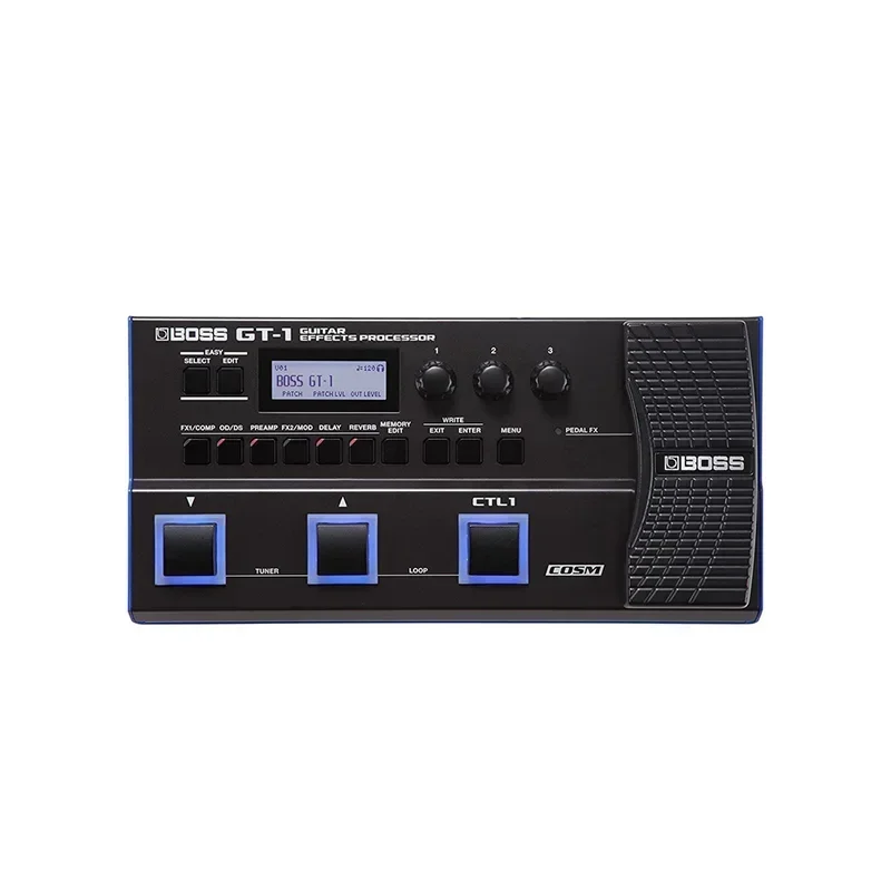 

BOSS GT-1 Мультиэффекты Гитарная педаль Электрогитара Мультиэффекты Басовая педаль Профессиональный комплексный процессор эффектов