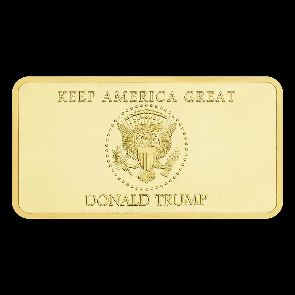Свобода позолоченный бар для коллекции Дональд Трамп сохраняет Америку великий