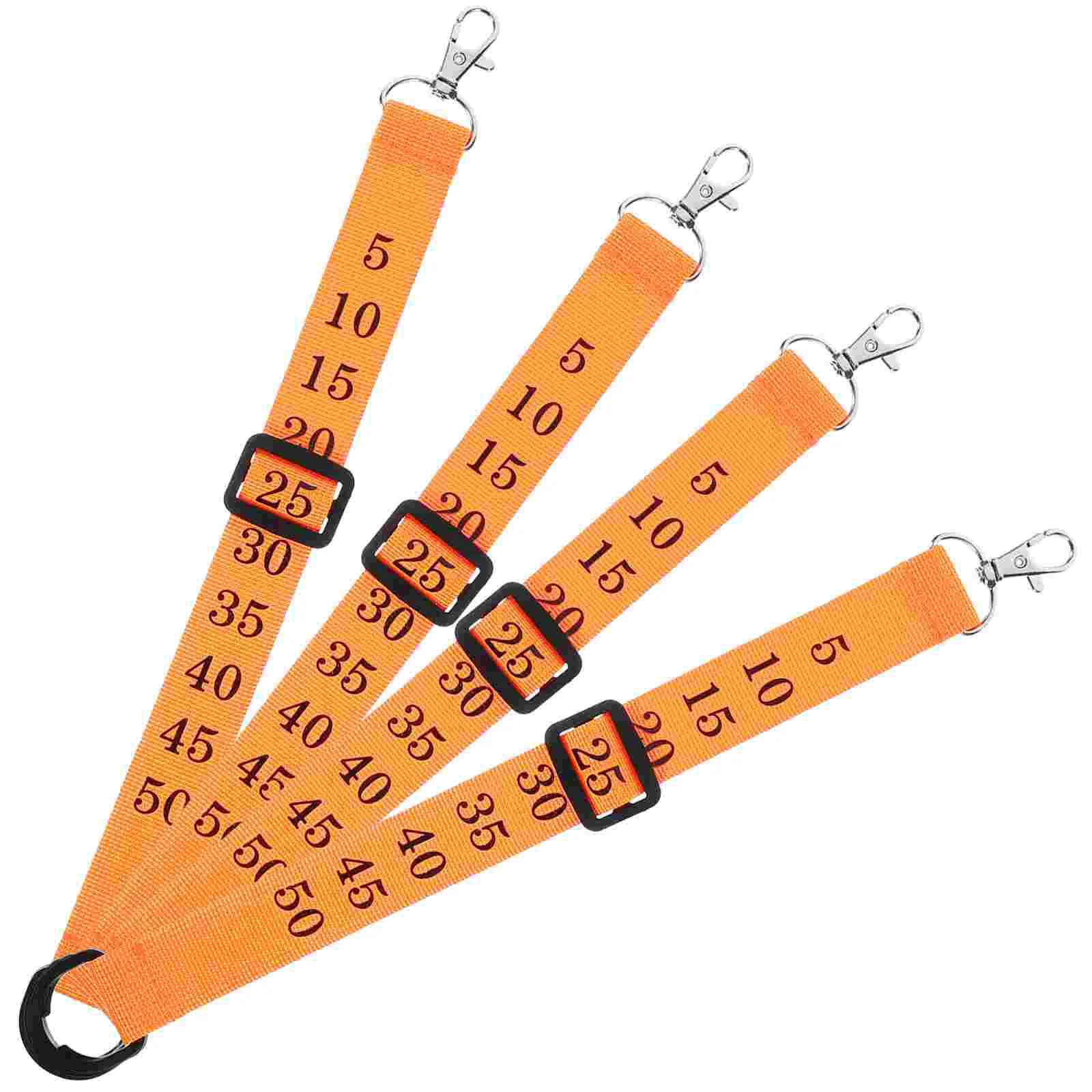 

4 Pcs Football Numbered Wrist Chain Clip Referee Gear Indicator Clips Convenient