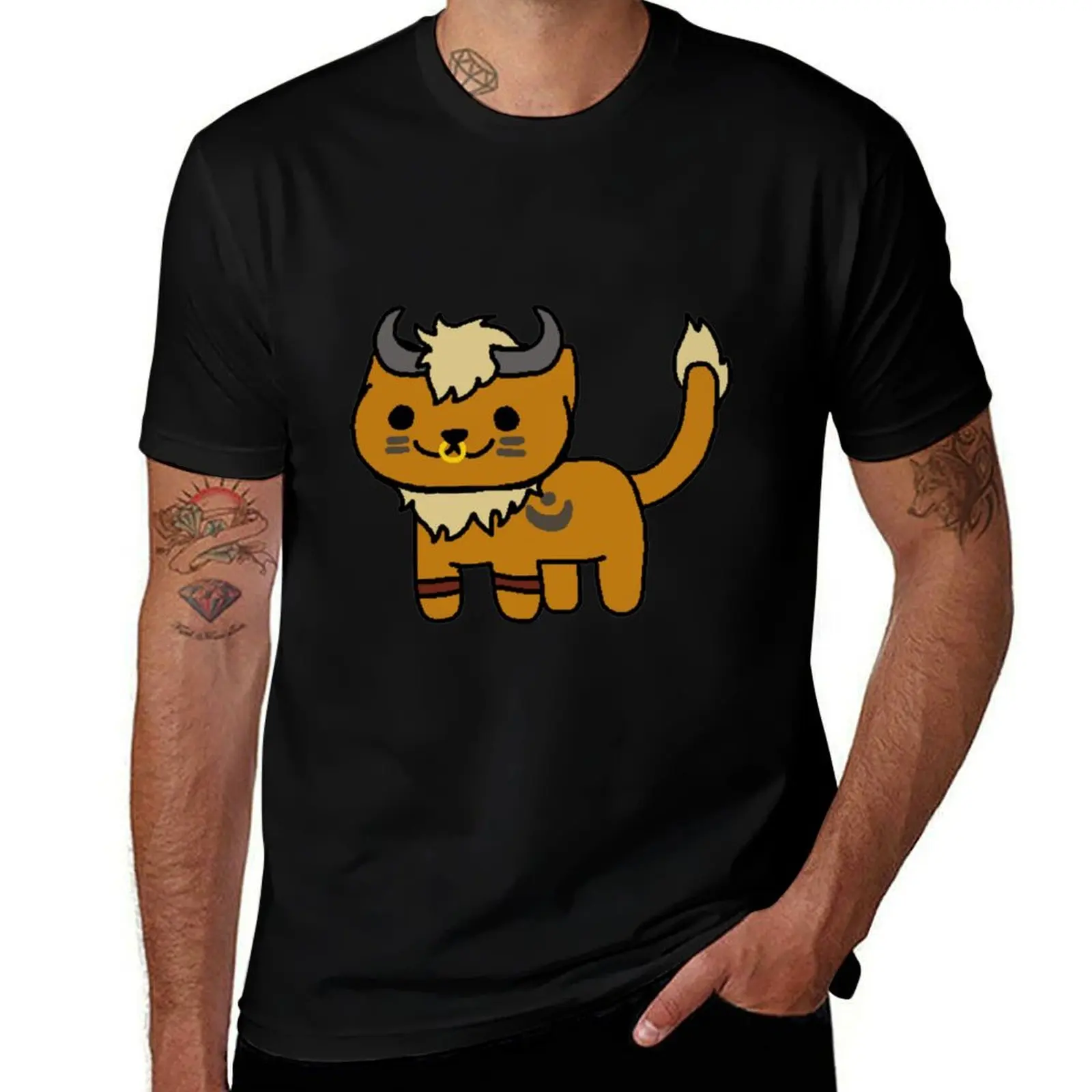 Фото Футболка Neko Atsume Feral Druid 9, мягкая повседневная хлопковая футболка с короткими рукавами №1