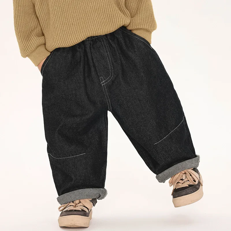 Детская одежда джинсы для мальчиков осенние новые стили детские штаны