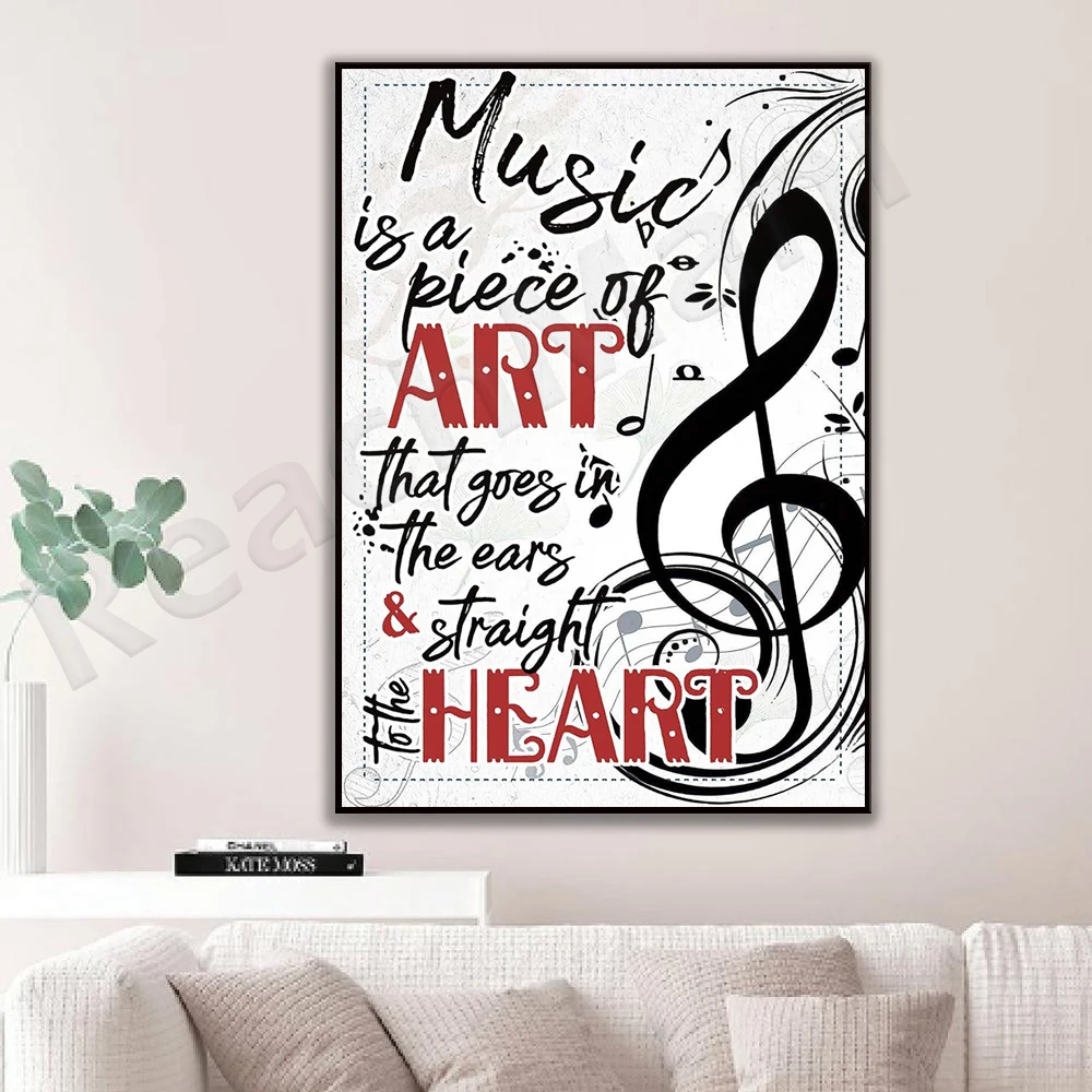 Постер с мотивами музыки постер подарок учителю и пианино мотивом настенное