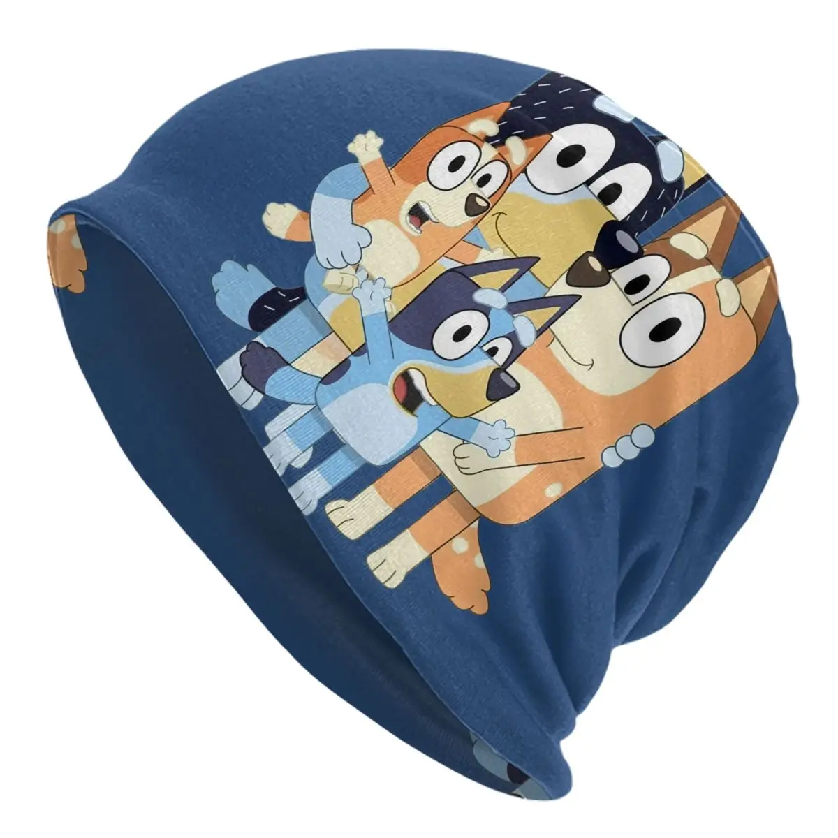 

Шапка-бини унисекс, с мультяшным принтом, на осень/зиму