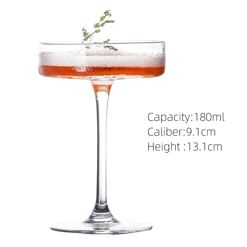 

Плоский коктейльный бокал из стекла USEEKRIL